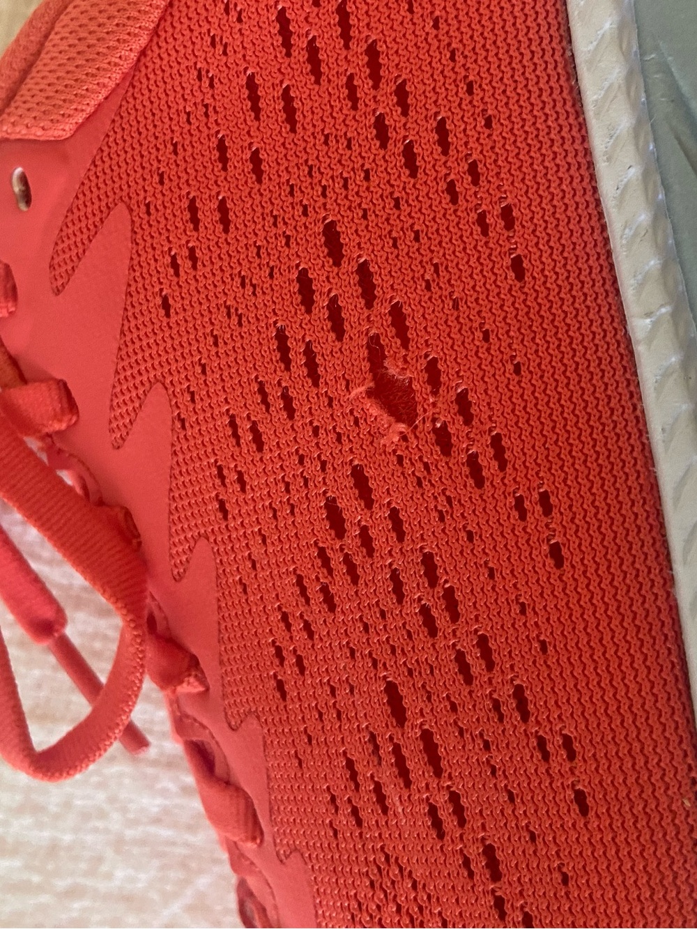 Hoka Clifton 7 Running Shoes in Bright Coral/Orange/Red Women’s Size 9 - Picture 5 of 16